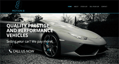 Desktop Screenshot of motion8cars.com